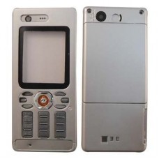 CARCAÇA SONY ERICSSON W880 PRATA PRIMEIRA LINHA